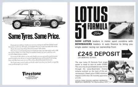 Publicité Formule Ford